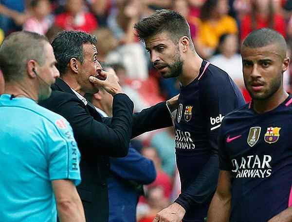 Luis Enrique y Piqué