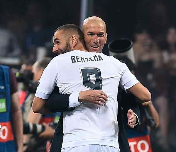 Zidane y Benzema