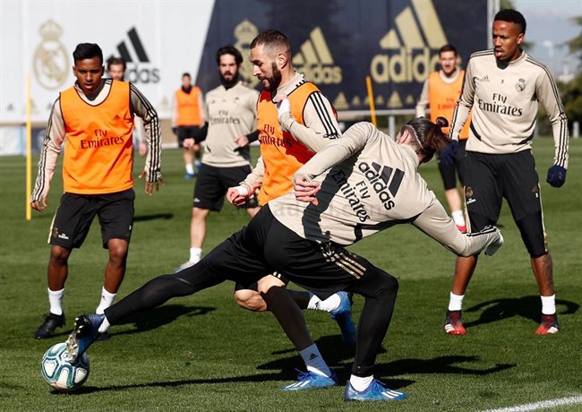 Entrenamiento del Real Madrid