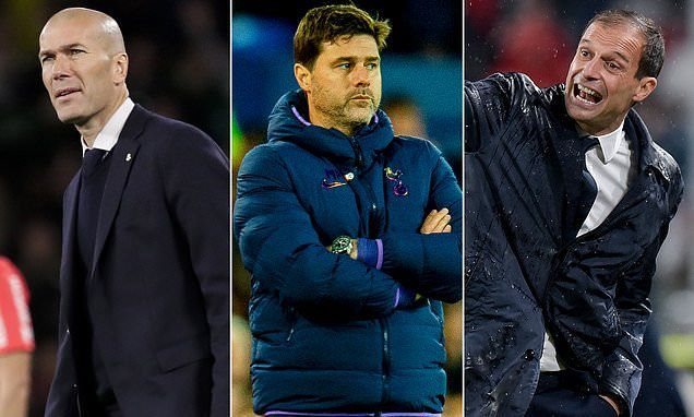 Zidane, Pochettino, Allegri