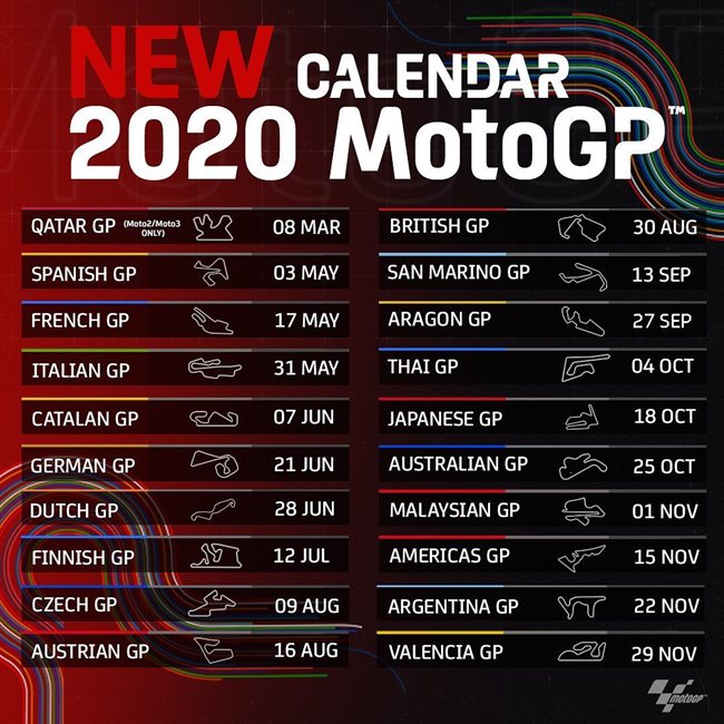 Calendario Moto GP