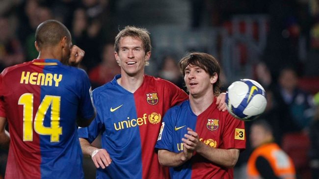 Henry, Hleb y Messi