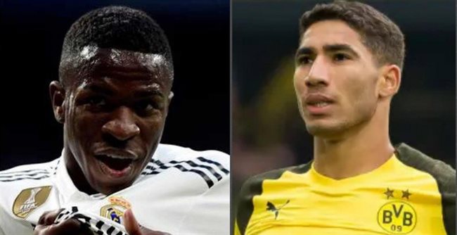 Vinicius Jr y Achraf