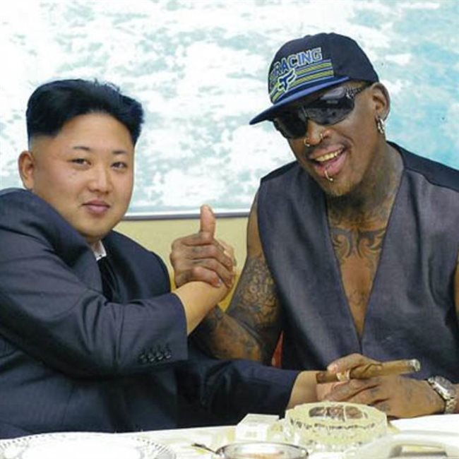 Kim Jong-un y Dennis Rodman