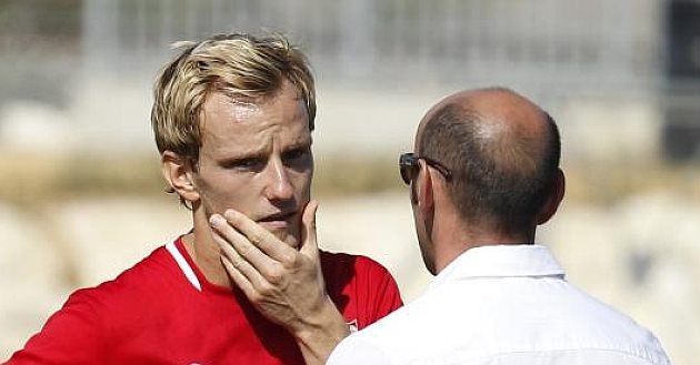 Monchi e Iván Rakitic