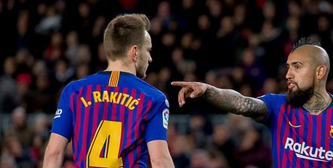 Rakitic y Vidal