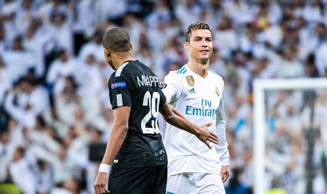 Mbappé y Cristiano