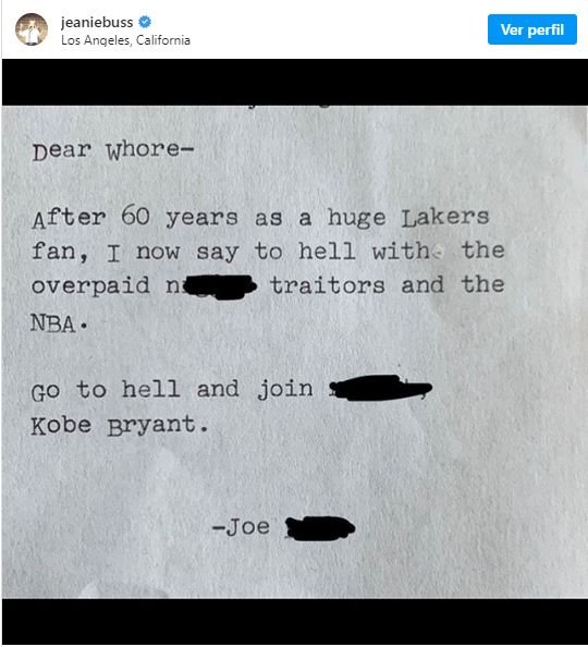 LeBron James y Jeanie Buss