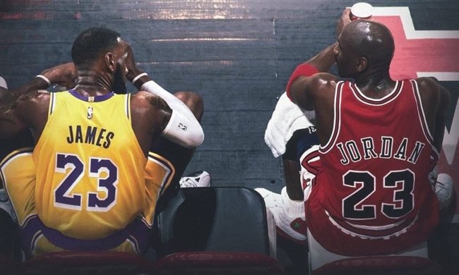 LeBron y Jordan