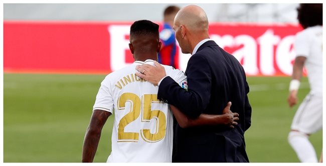 Vinicius y Zidane