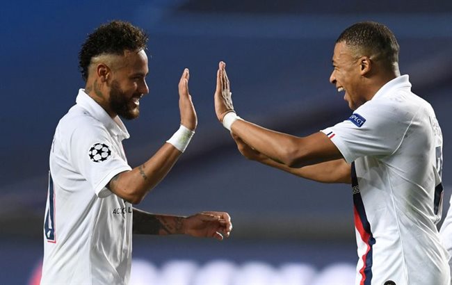 Neymar y Mbappé