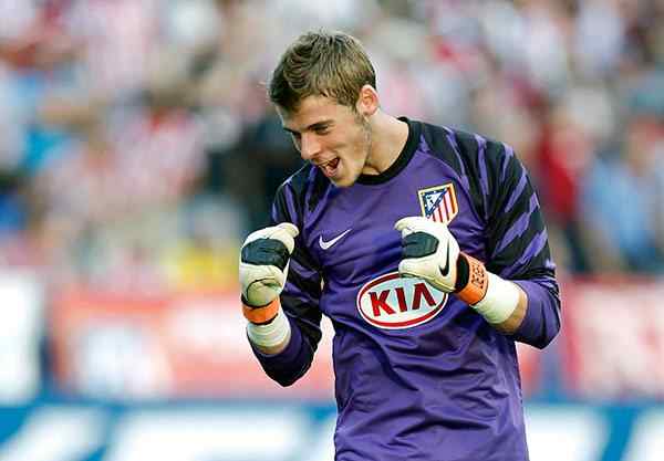 De Gea en el Atlético de Madrid