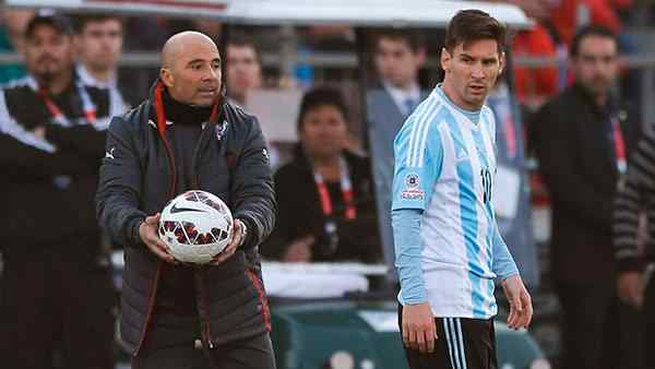 Messi y Sampaoli