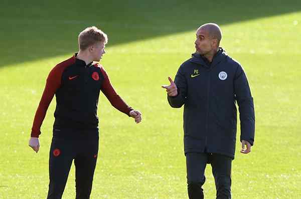 De Bruyne y Guardiola