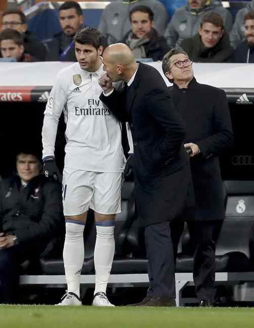 Zidane y Morata