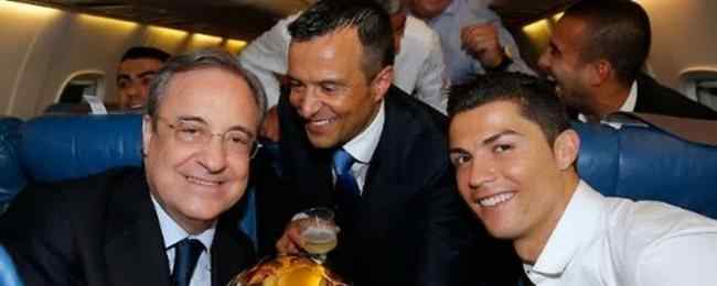 Cristiano, Jorge Mendes y Florentino Pérez