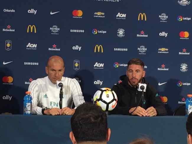 Zidane y Sergio Ramos