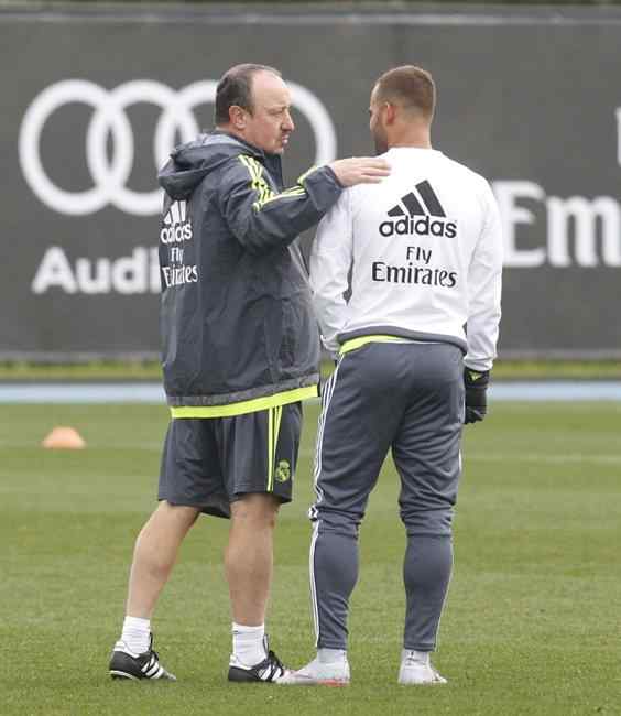 Jese y Rafa Benitez