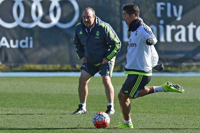 Benitez y Cristiano Ronaldo