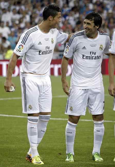Raúl y CR7