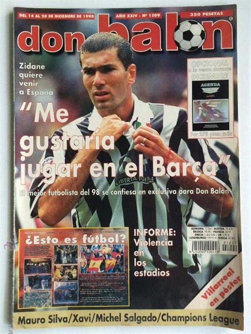 La famosa portada de Don Balón con Zidane