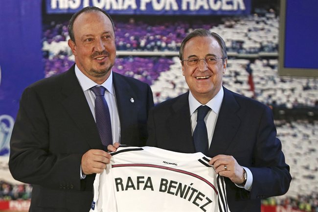 Rafa Benítez y Florentino Pérez