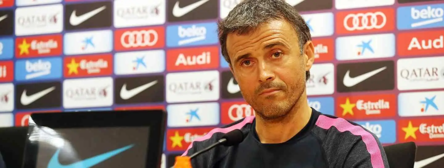 Luis Enrique intenta hacer las paces con Messi haciéndole la pelota