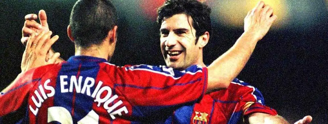 Dos pesos pesados del Barça apoyan la candidatura de Figo para la FIFA