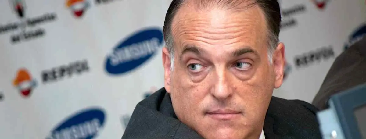Tebas prefiere que se insulte a Cristiano Ronaldo a que se pite el himno