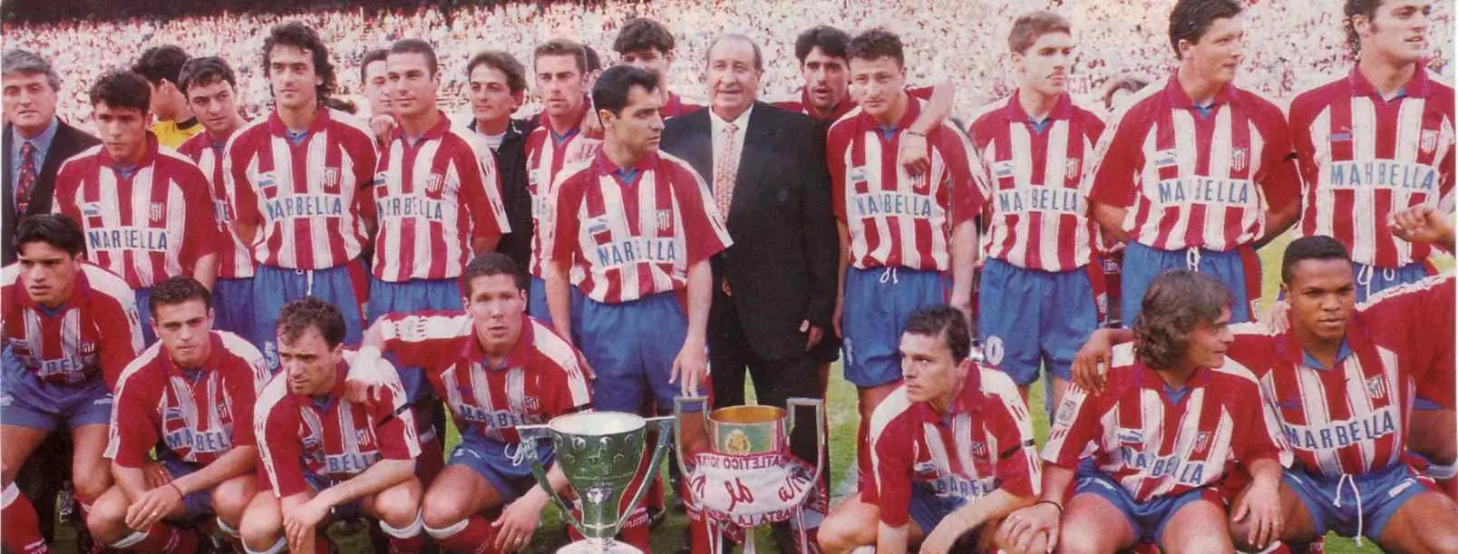 El Atlético homenajeará al equipo del doblete en su camiseta