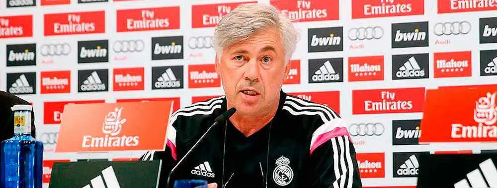 Cuatro protagonistas en la rueda de prensa de Ancelotti antes del Athletic