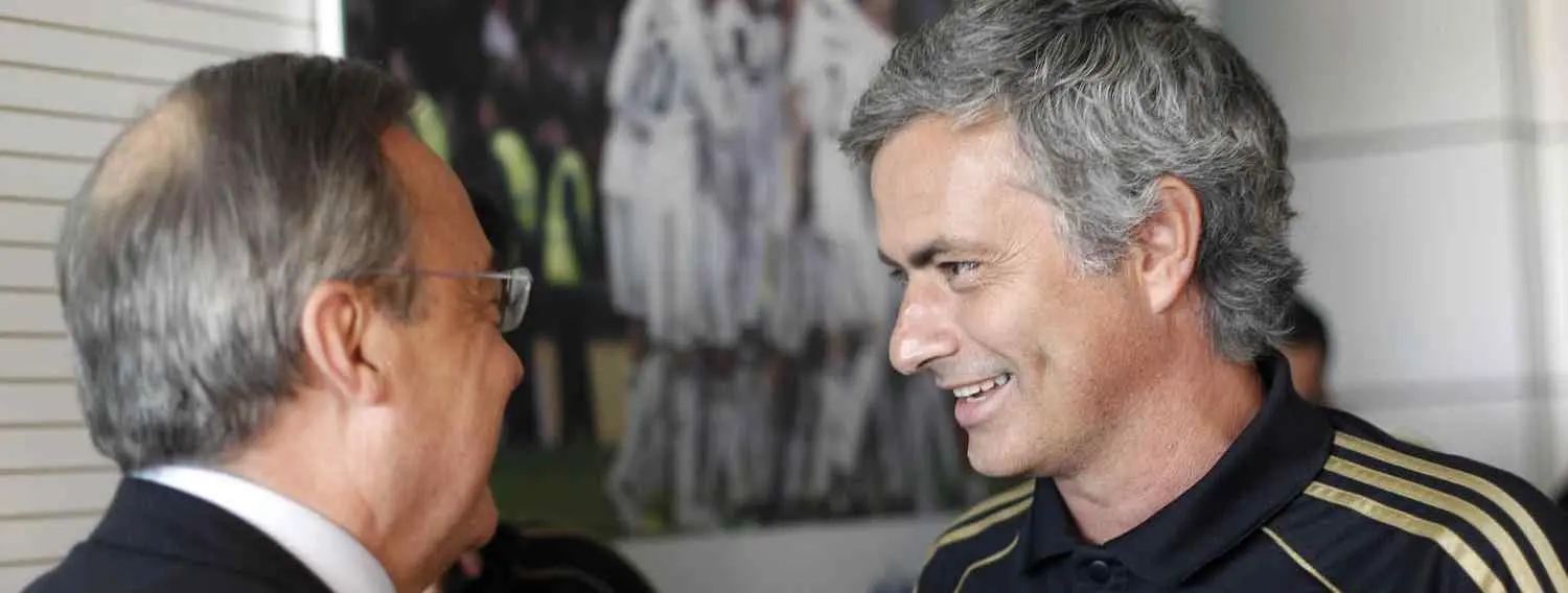 Sale a la luz la última conversación telefónica entre Florentino y Mourinho