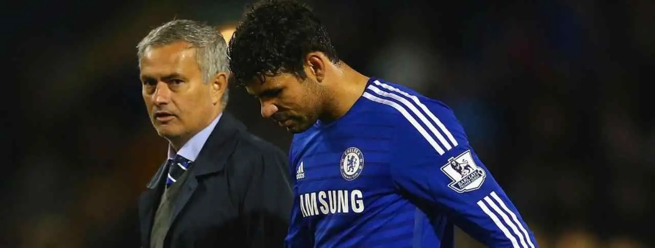Mourinho le forzó y Diego Costa se lesionó a los diez minutos, de nuevo