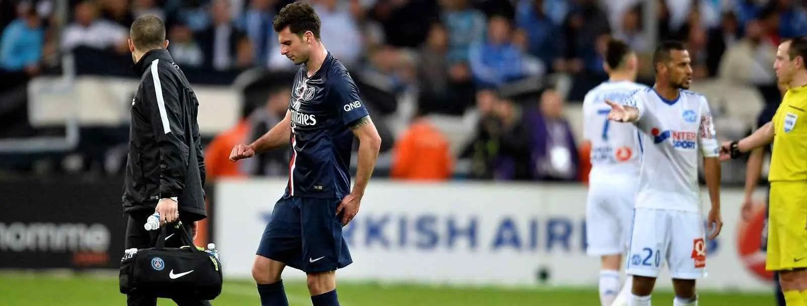 El PSG podría quedarse sin David Luiz y Motta en su duelo con el Barça