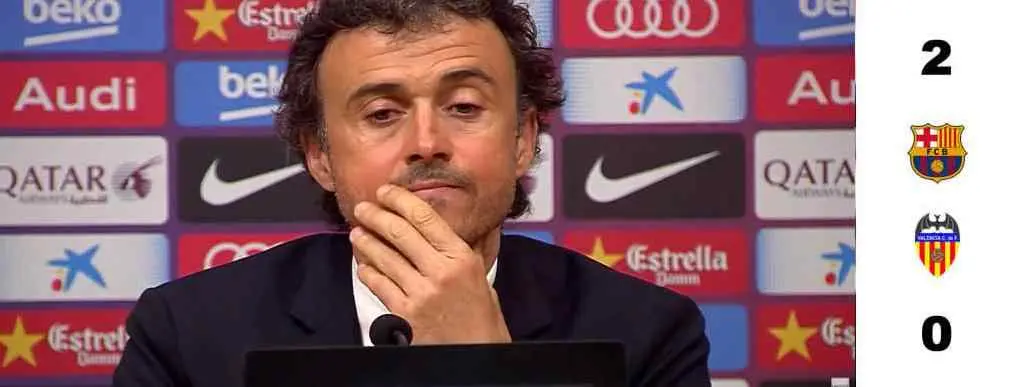 Luis Enrique arremete directamente contra el presidente del Barcelona