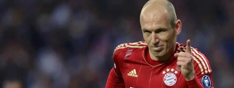El aviso de Arjen Robben al Real Madrid y el Barcelona