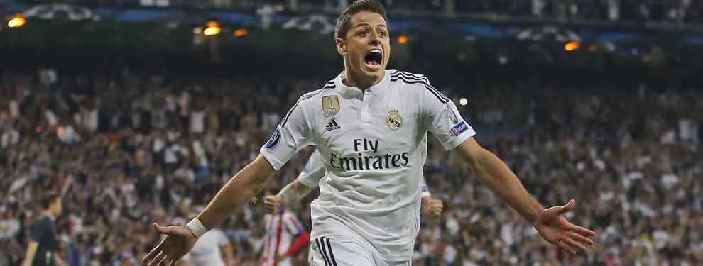 Un ex del Barcelona critica cómo celebró Chicharito su gol ante el Atlético