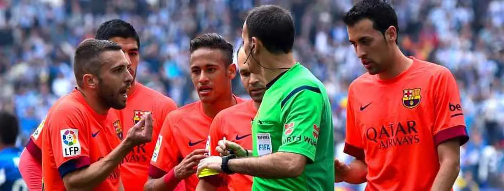 Luis Enrique le dijo a Alba que lo que hizo en el derbi fue una niñería