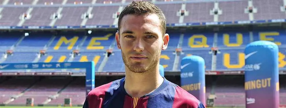 Luis Enrique no se atreve a echar mano de Thomas Vermaelen
