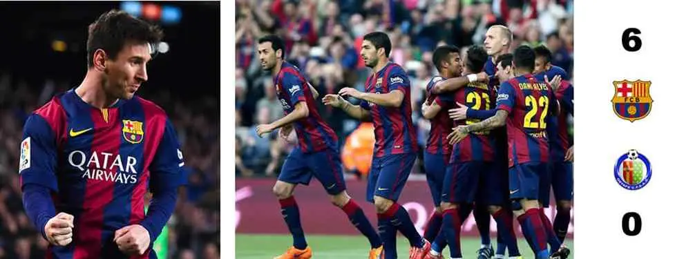 El Barça ya ejerce de campeón y destroza al Getafe con un fútbol sublime