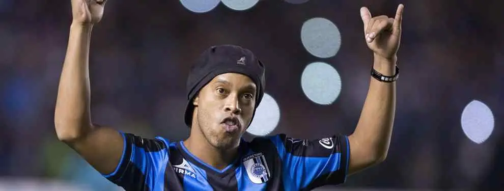 En México se hartan de Ronaldinho. El brasileño Se va a la MLS