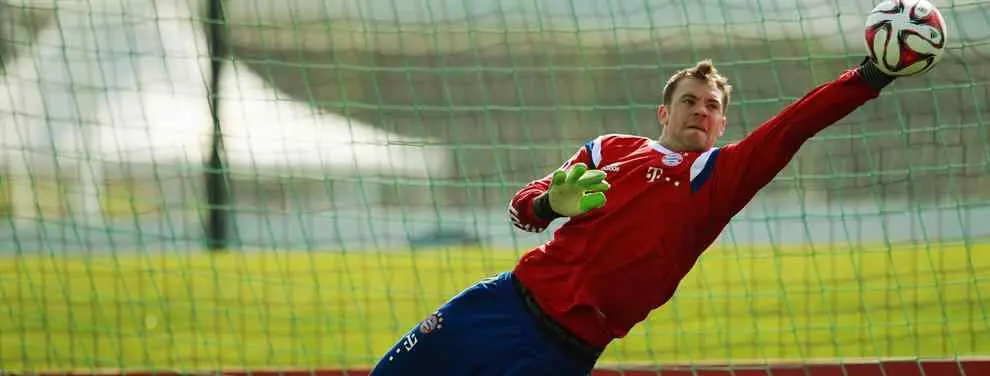 Los porteros del Bayern se entrenan para medirse al Barça a cañonazo limpio