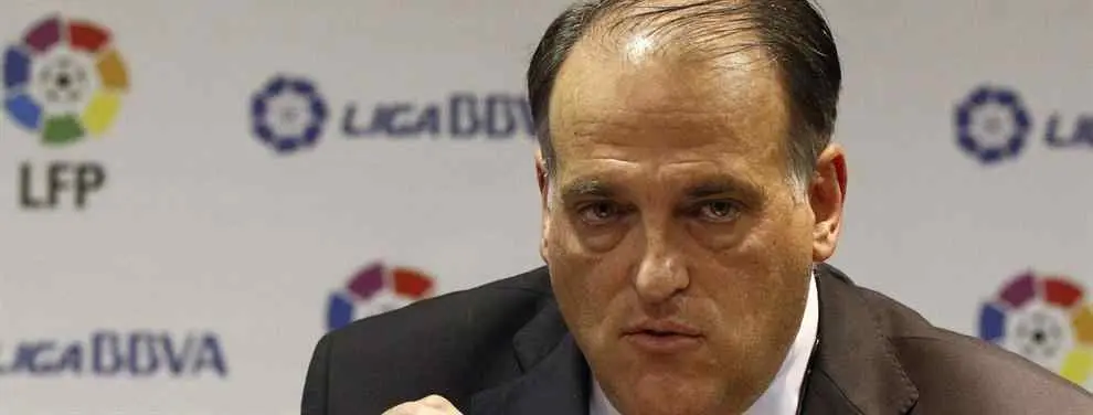 Tebas compara con Herri Batasuna a Rubiales y su foto con los capitanes