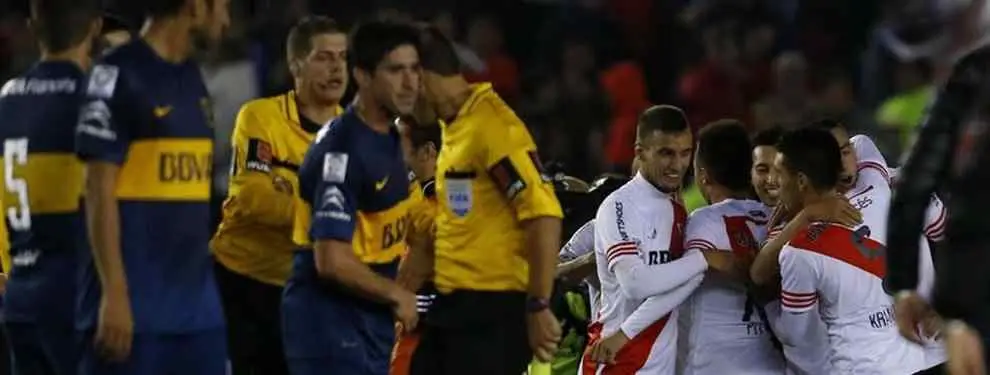 Un penalti decide el clásico River-Boca en la Copa Libertadores