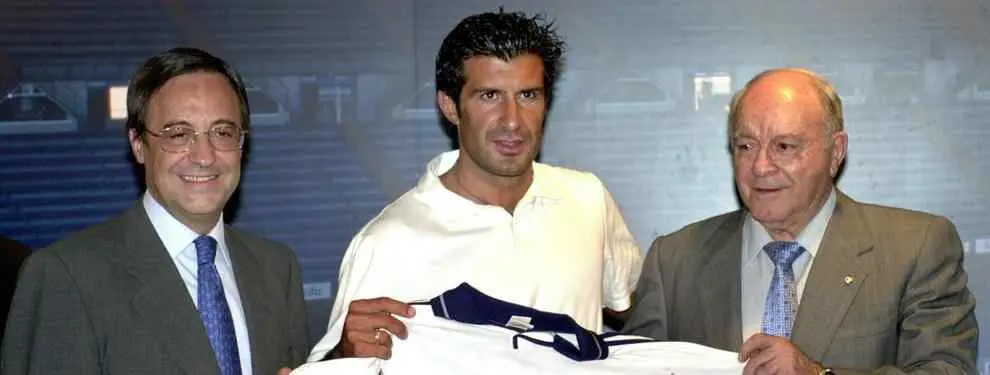 El Barça trabaja para devolverle al Real Madrid la jugada del caso Figo