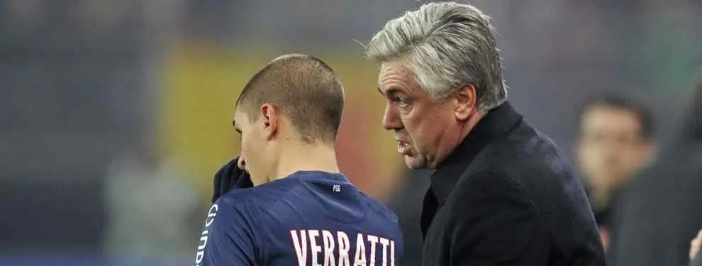 Desvelan la charla Ancelotti/ Verratti: ¿Te gustaría jugar en el Milan?