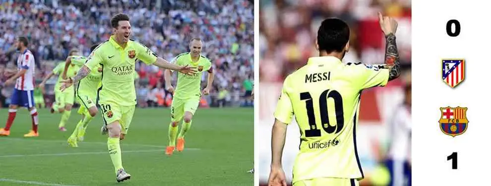 0-1: El 'dios' del fútbol vuelve a marcar y da la liga número 23 al Barça