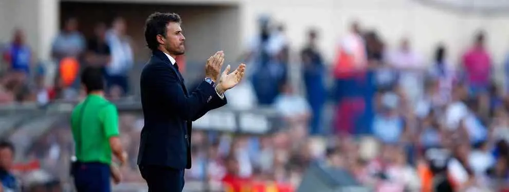 Luis Enrique se mostró eufórico: 