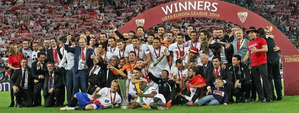 El Sevilla ultima la final de la Europa League: escudo, camiseta, entradas