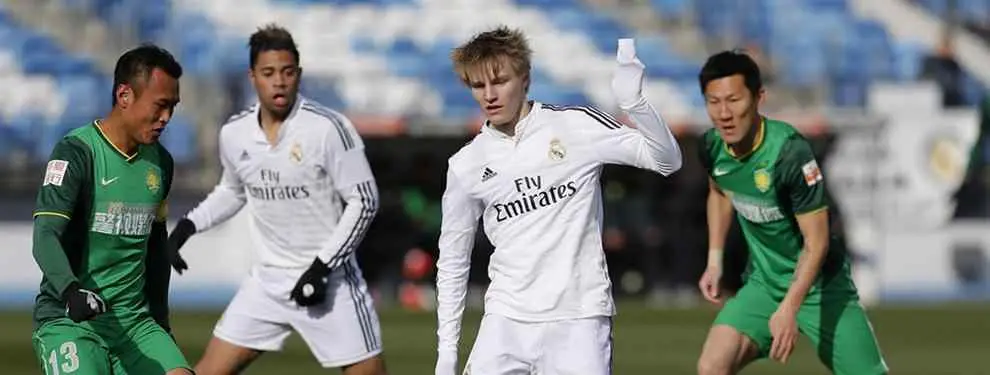 Odegaard hace historia y se convierte en el debutante más joven del Madrid